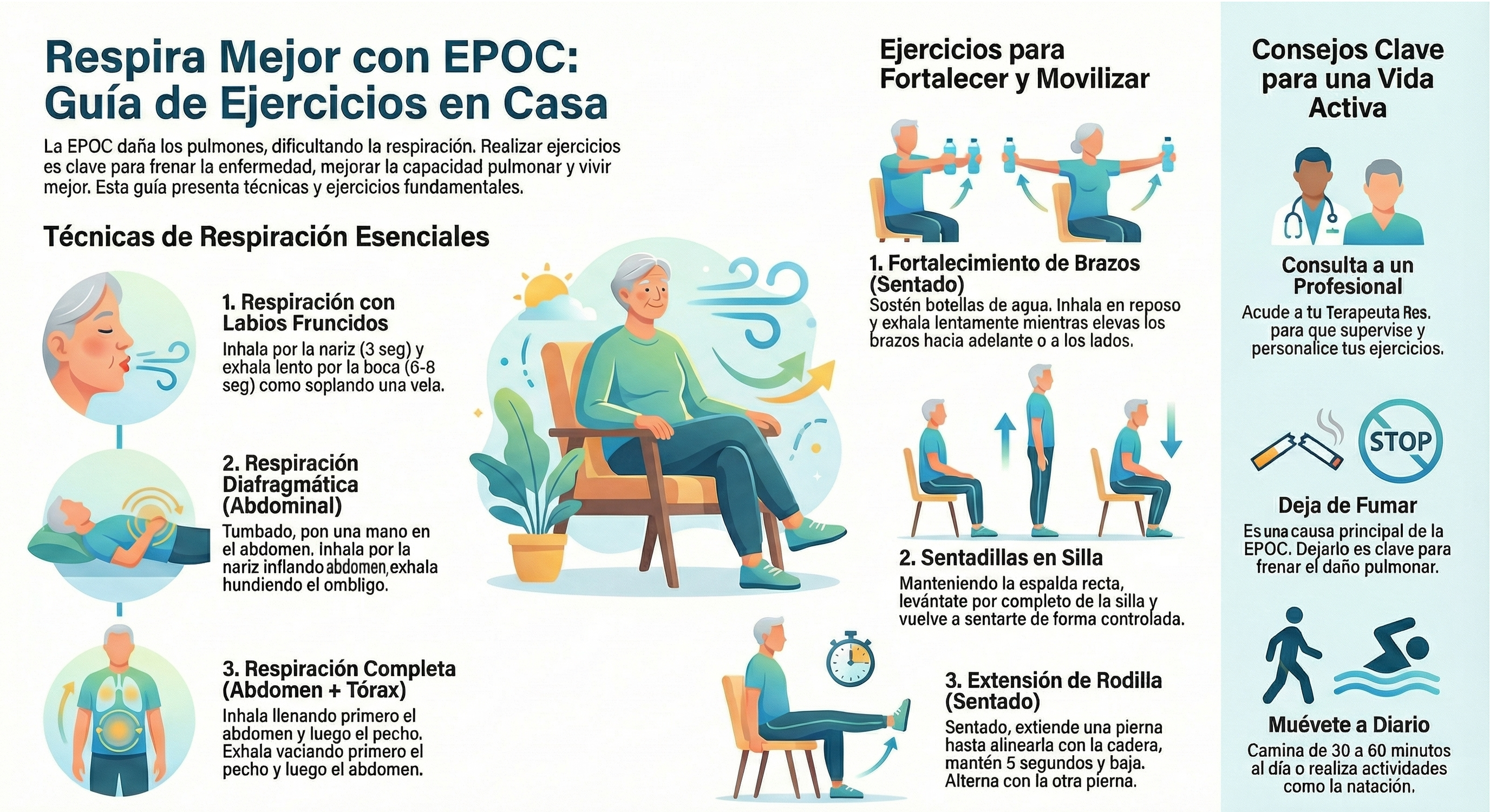 Guía de Ejercicios EPOC en Casa